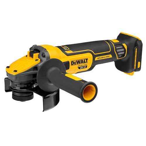 Dewalt 18V XR Flexvolt Advantage Akku-Winkelschleifer DCG409NT (125mm, bürstenloser Motor, elektronische Bremse & Kupplung, M14, inkl. TSTAK-Box II & Zubehör, Lieferung ohne Akku & Ladegerät)