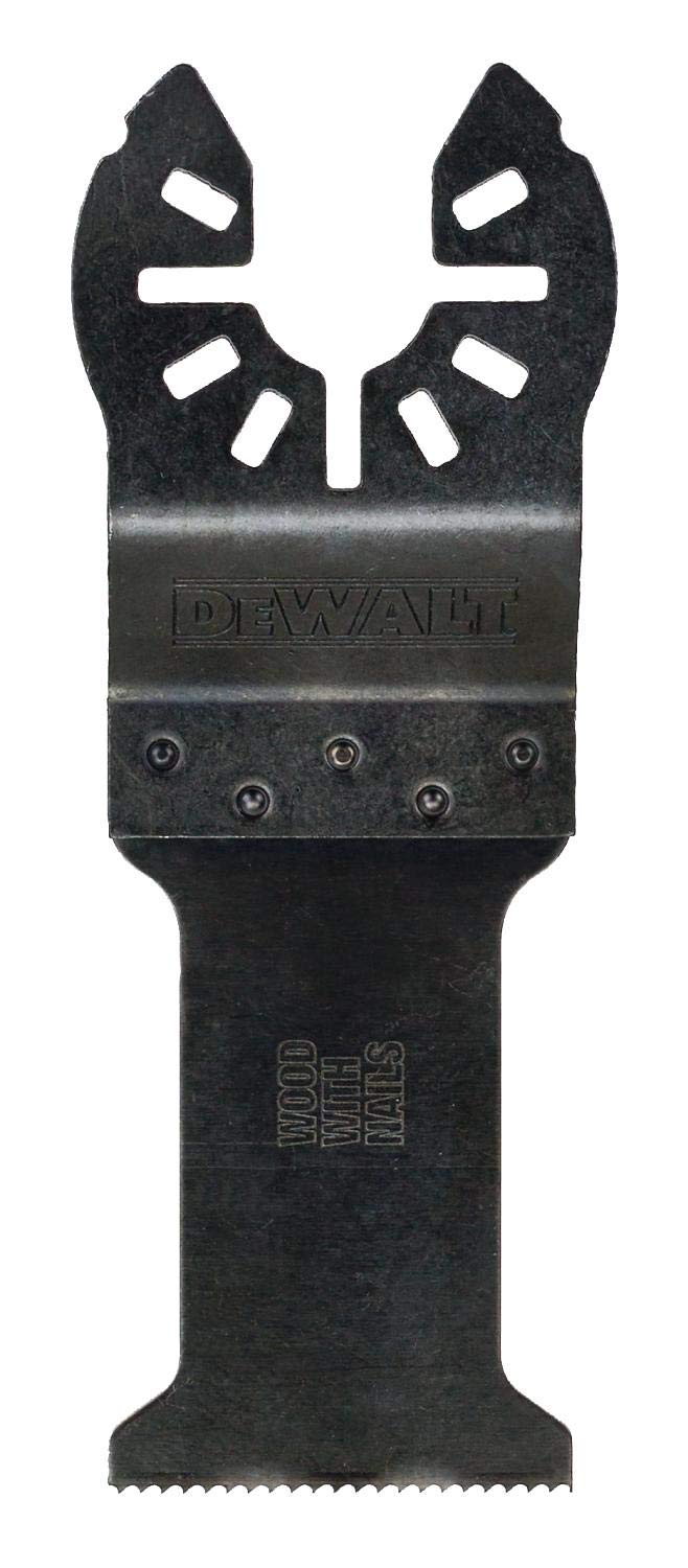 DEWALT Multi-Tool/ Multifunktionswerkzeug (18 Volt, 2,0 Ah Akku, bürstenlos, LED-Arbeitslampe, Airlock-System, inkl. 35-teiliges Zubehör-Set, 2 Akkus, Schnell-Ladegerät und TSTAK Box II) DCS355D2