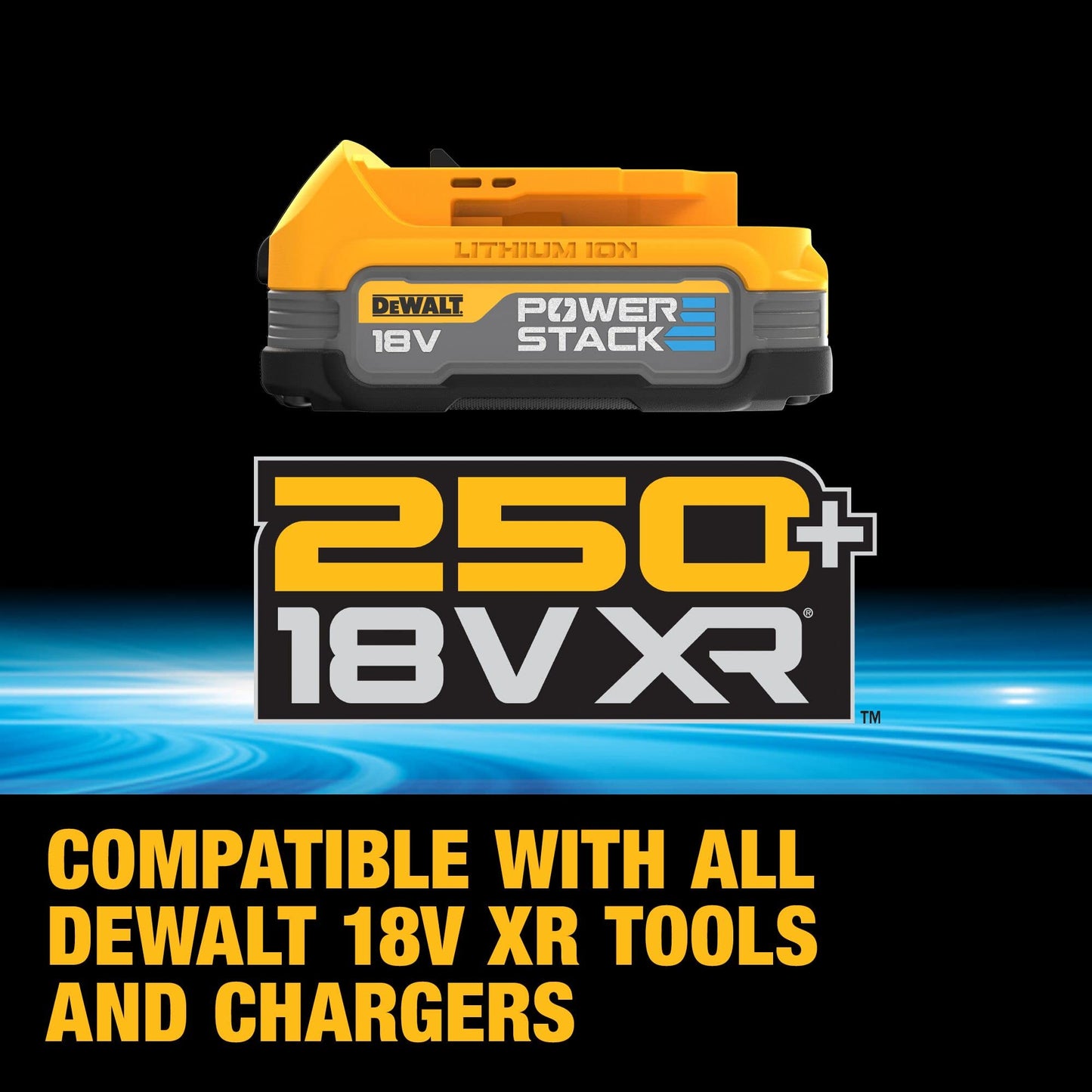 Dewalt 18 Volt Akku-Komobpack DCK2050E2T (mit 1x Schlagbohrschrauber DCD805, 1x ¼“ Schlagschrauber DCF850, 2x 18V/1,7Ah Powerstack-Akkus DCBP034, 1x System-Schnellladegerät DCB115, T STAK-Box II)
