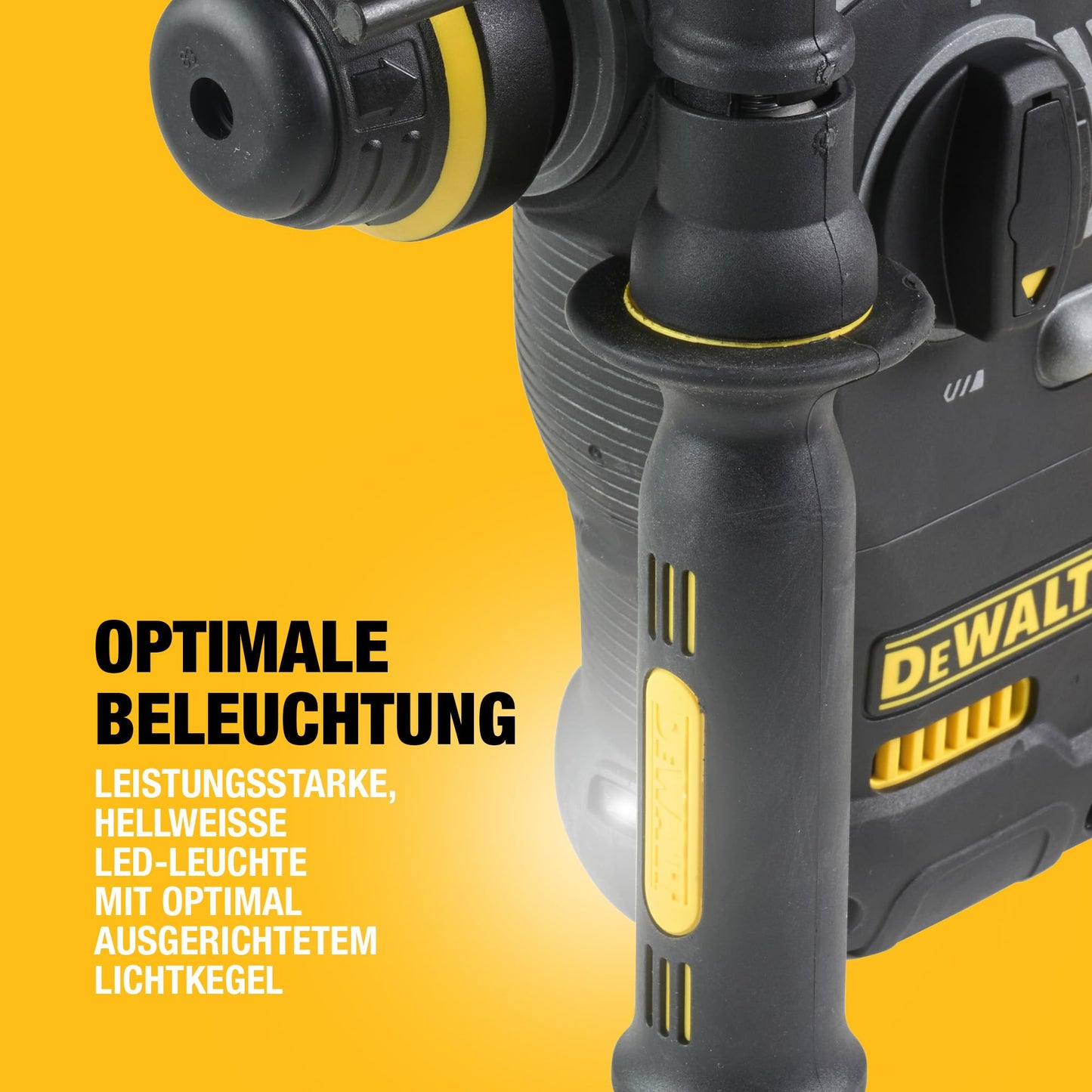 DEWALT SDS-plus XR Akku-Kombihammer/Schlagbohrmaschine (18V, bürstenlos, 24mm, ideal für Bohranker/Befestigungslöcher, Vibrationsreduzierung, ohne Akku & Ladegerät), DCH273NT