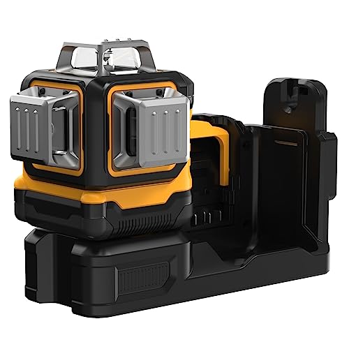 Dewalt 360° Akku-Multilinienlaser Grün DCE089NG18 (selbstnivellierend, Genauigkeit +/- 3mm auf 10m, kompatibel mit 12V & 18V XR Akkus, inkl. TSTAK Box, Wandhalterung, Lieferung ohne Akku & Ladegerät)