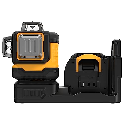 Dewalt 360° Akku-Multilinienlaser Grün DCE089NG18 (selbstnivellierend, Genauigkeit +/- 3mm auf 10m, kompatibel mit 12V & 18V XR Akkus, inkl. TSTAK Box, Wandhalterung, Lieferung ohne Akku & Ladegerät)